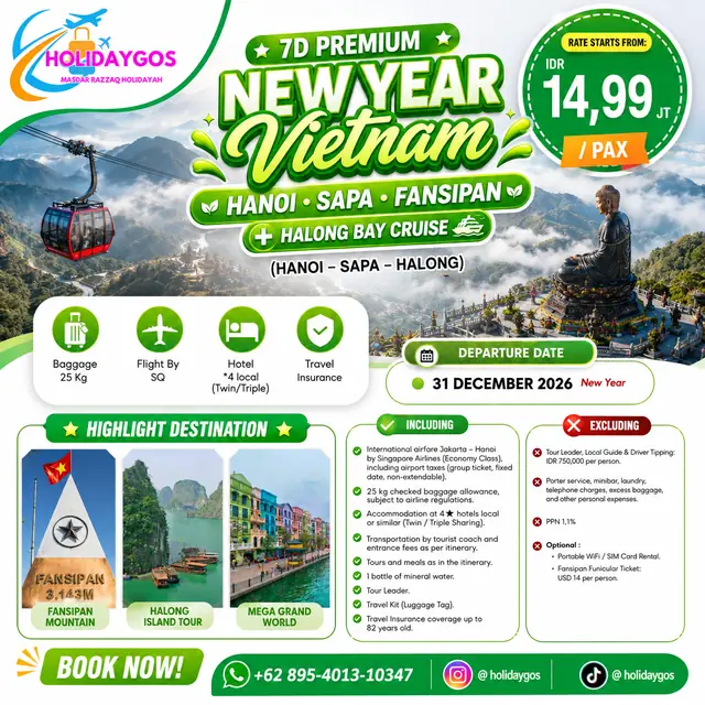 Informasi perjalanan Premium New Year End