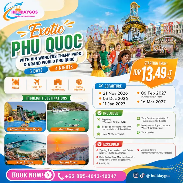 Informasi perjalanan Exotic Phu Quoc