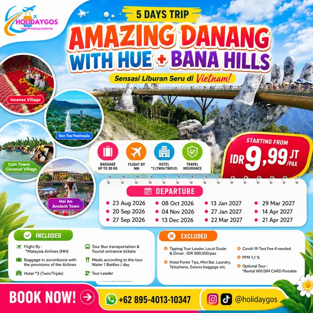 Informasi perjalanan Amazing Danang