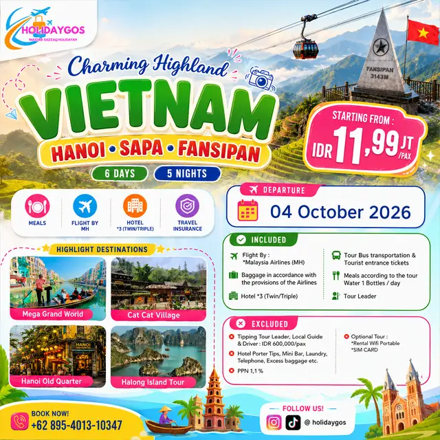 Informasi perjalanan Vietnam Charming Highland Vietnam